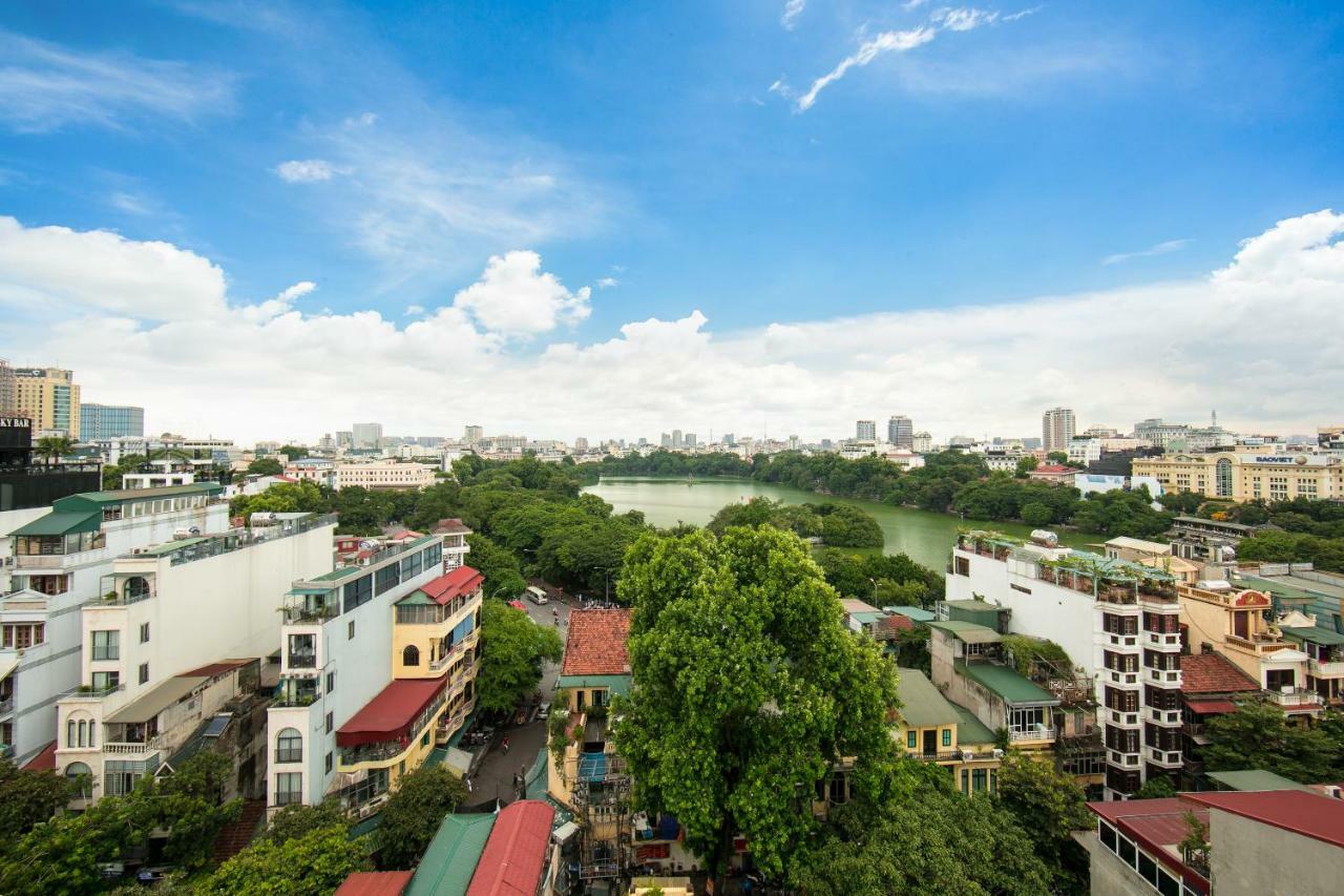 Trangtrang Luxury Hotel Hanoi Bagian luar foto
