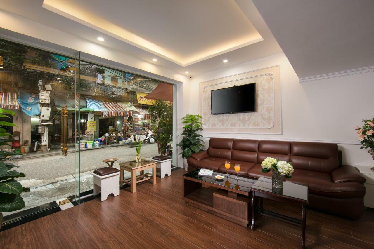 Trangtrang Luxury Hotel Hanoi Bagian luar foto